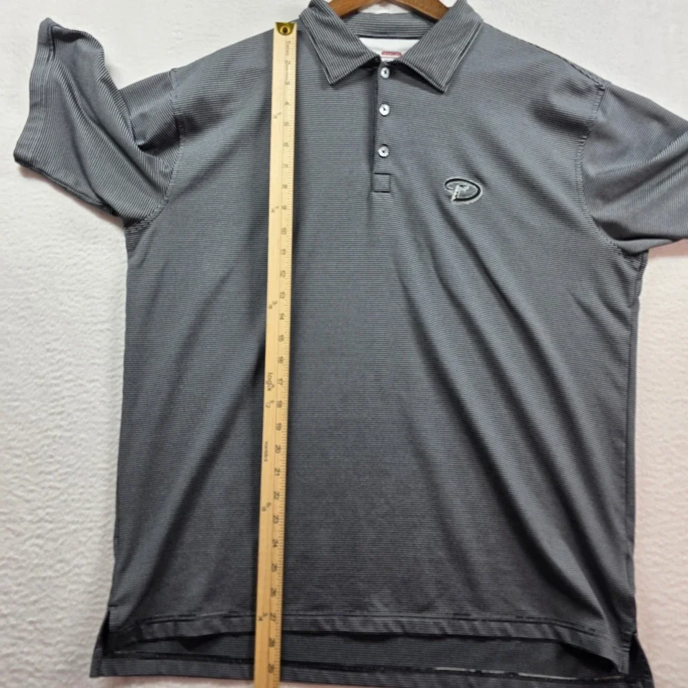 Antigua Desert Dry Mens Large‎ Arizona Diamondbacks Golf Polo Black Stripe MLB